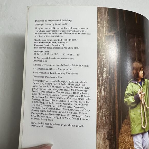 Set of 2 American Girl Books Girls and their Dogs and Girls and their Horses - Picture 10 of 13